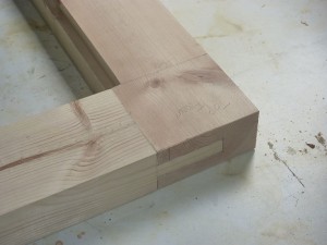 Test Fitting Rebated Door Top