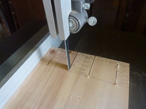 Cutting Tenons on Bandsaw