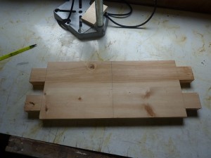 Brace Beam Tenons Cut