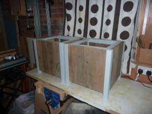 Both planters done with sides and bases in place